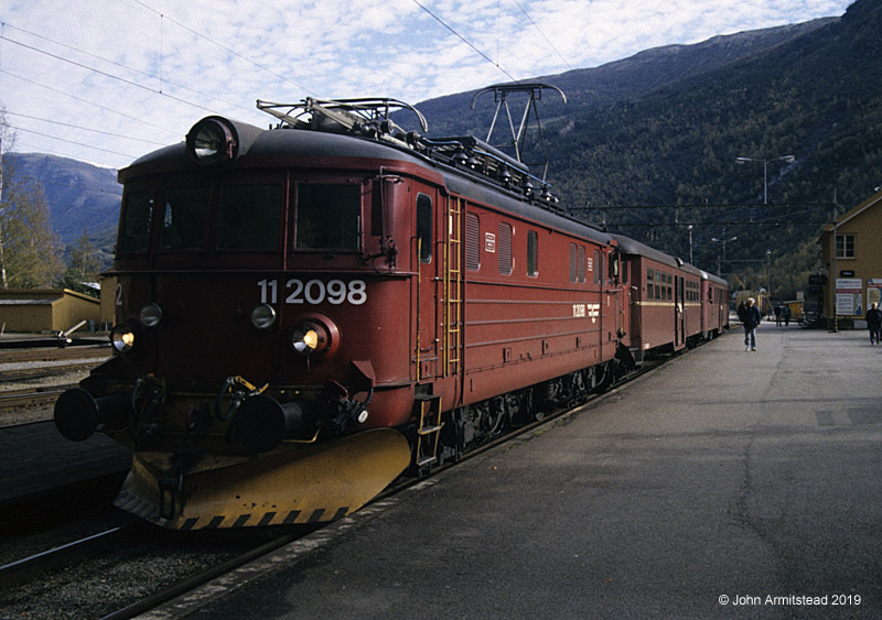 NSB Class El11 at Flåm