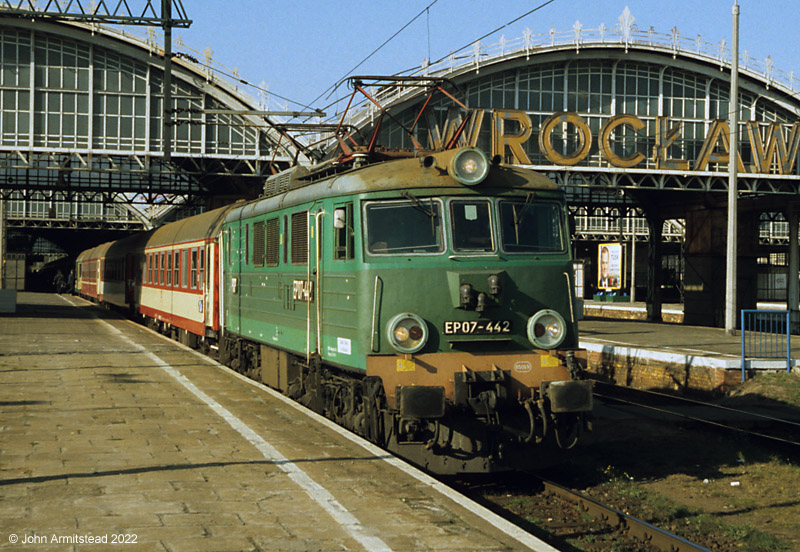 PKP EP07 at Wroclaw
