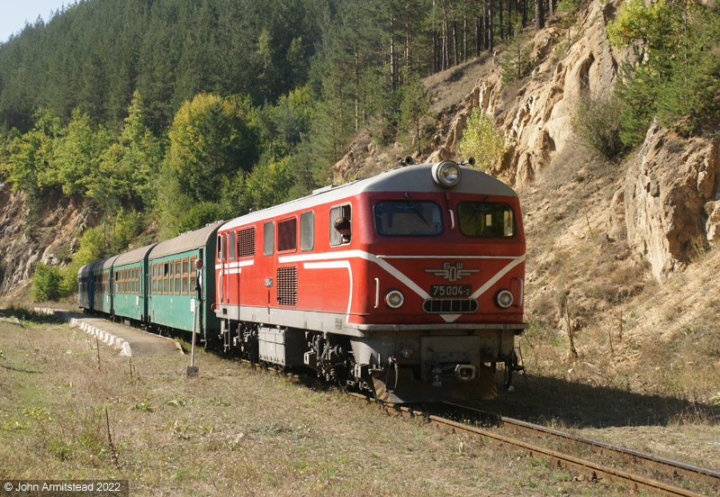 BDŽ Class 75 at Cherna Mesta