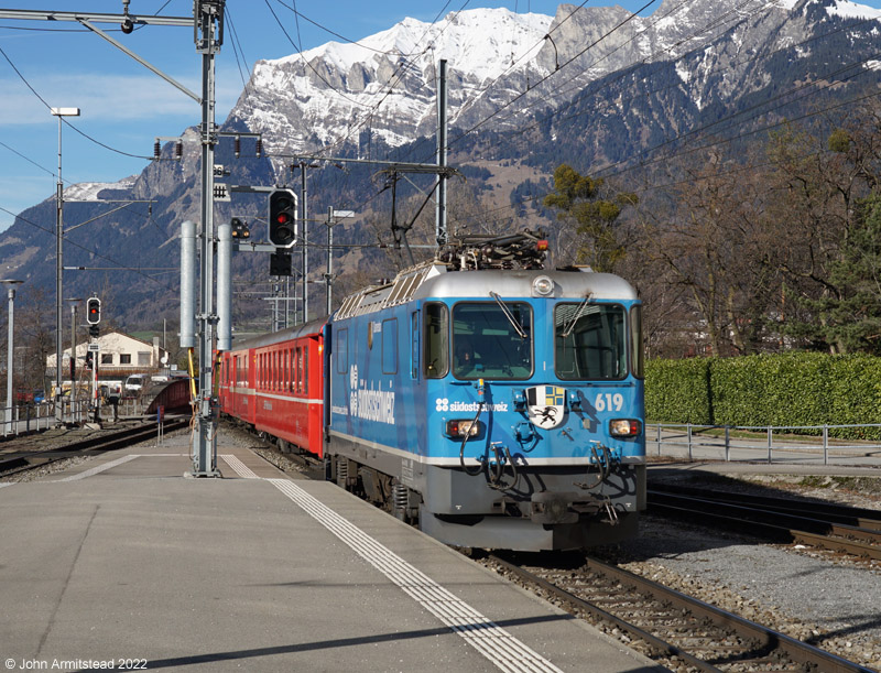 RhB Ge4/4 II at Landquart