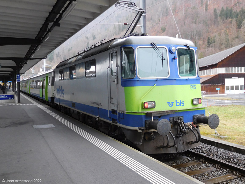 BLS Re4/4 505 at Interlaken Ost