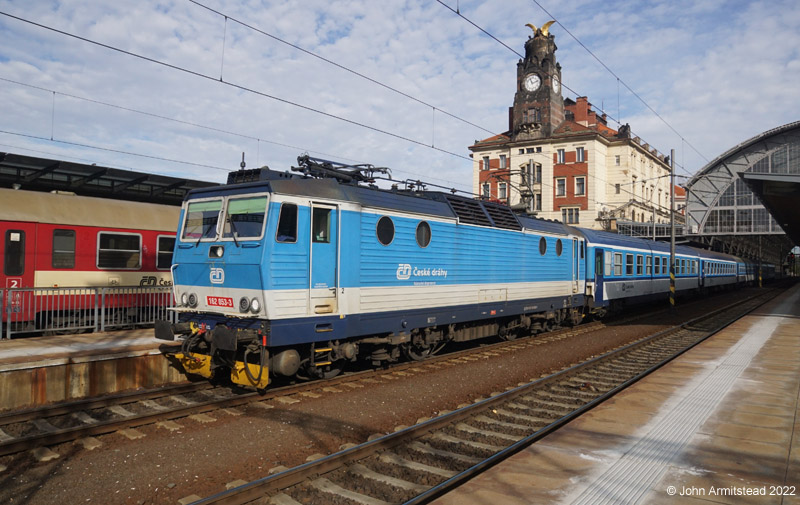 Class 162 at Praha hl n