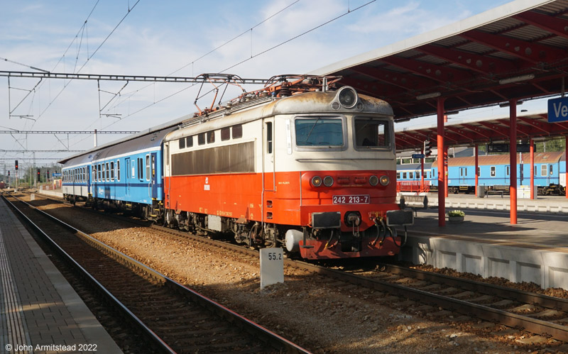 Class 242 at Veselí