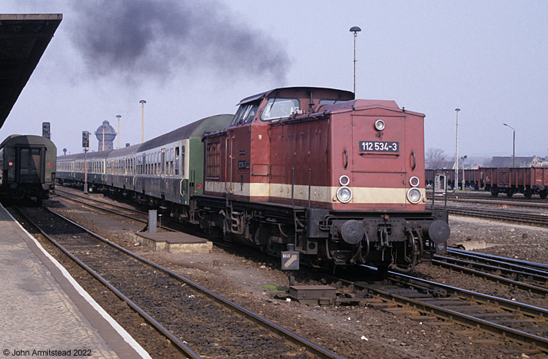 DR Class 112 at Halberstadt