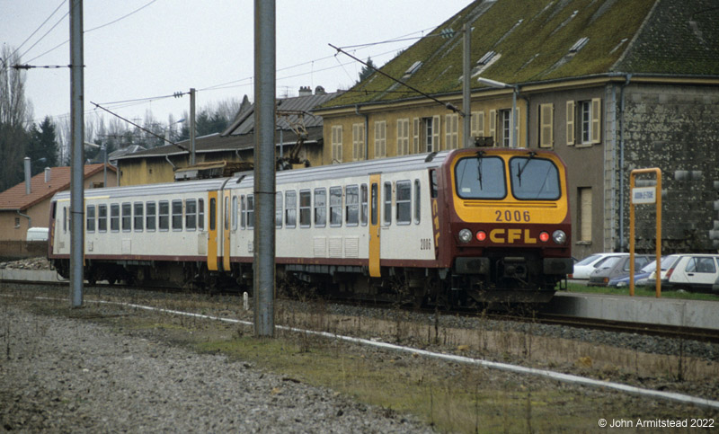 CFL EMU at Audun-le-Tiche