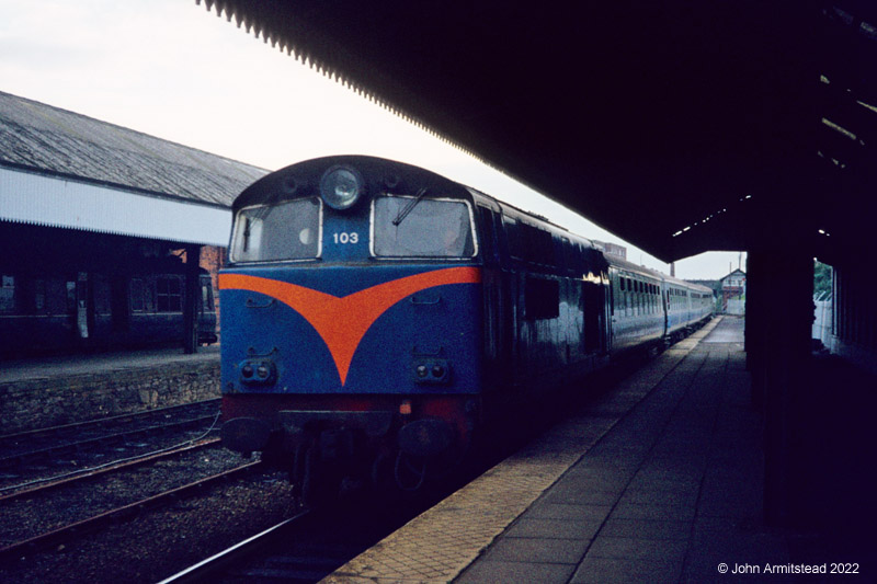 Hunslet 103 at Bangor