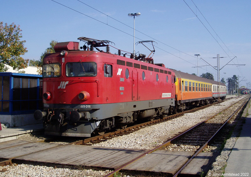 ŽS Class 441 at Valjevo