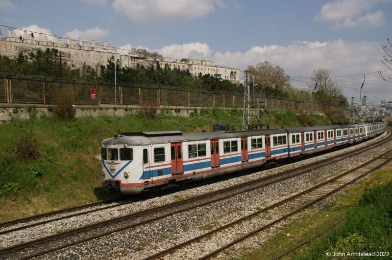 TCDD Class 8000 near Istanbul Sirkeci