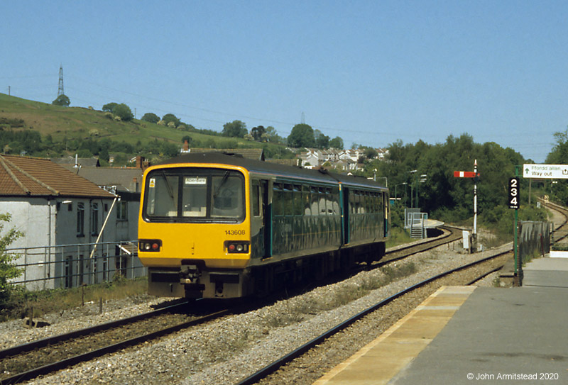 Class 143 at Abercynon