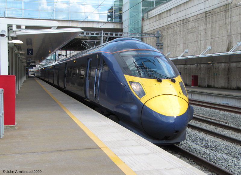 Class 395 at Stratford International