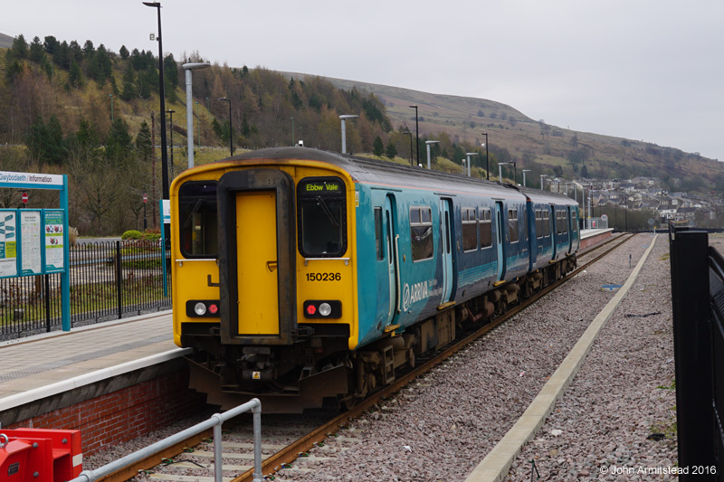 Class 150 at Ebbw Vale