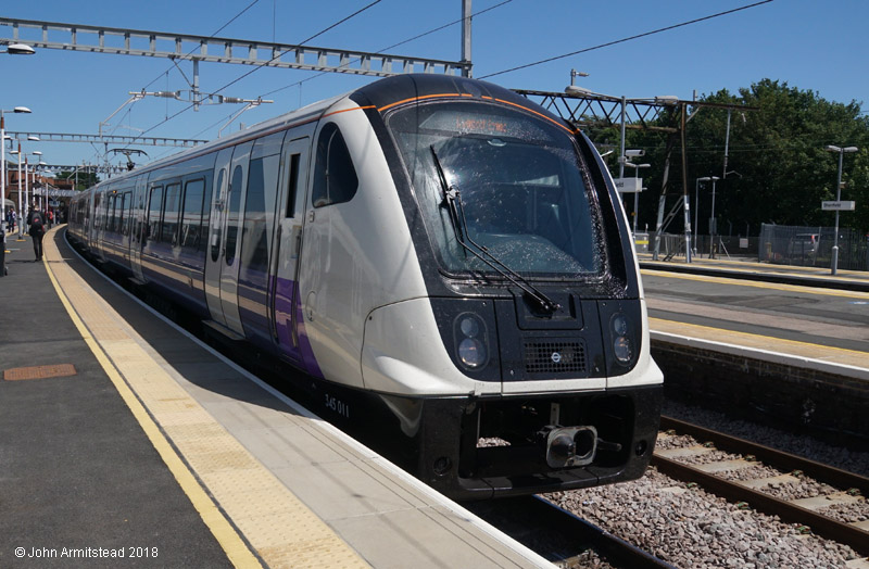 Class 345 at Shenfield