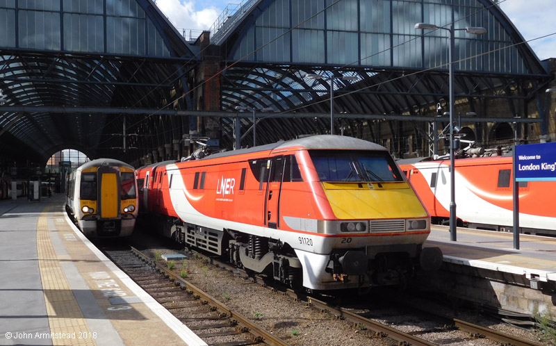 Class 91 at King's Cross