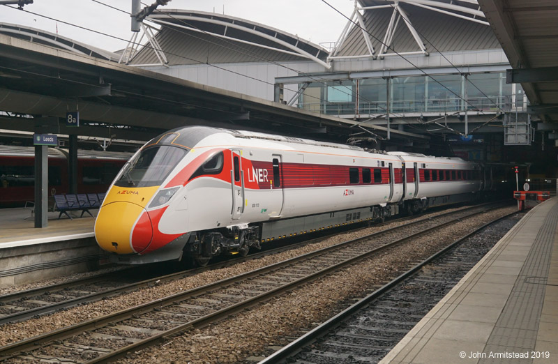 LNER Class 800 Azuma at Leeds