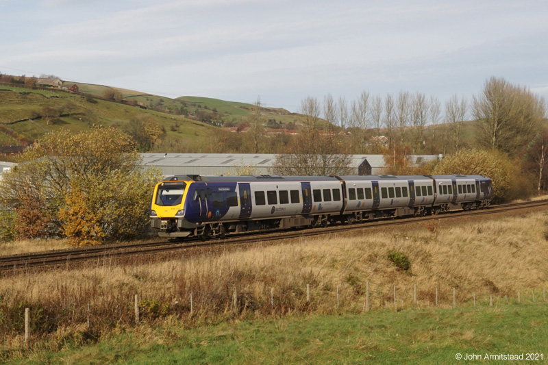 Class 195 near Littleborough