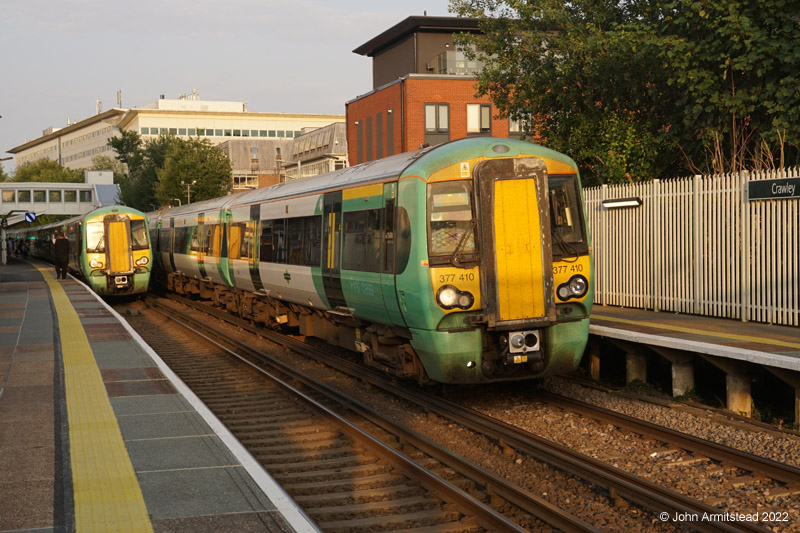 Class 377 at Crawley