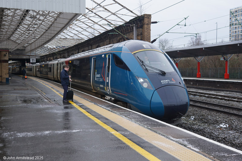 Class 805 at Crewe