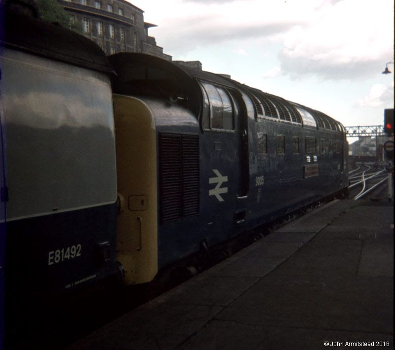 Class 55 Deltic at Edinburgh