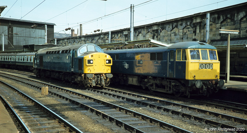 Class 40 and Class 86 at Carlisle