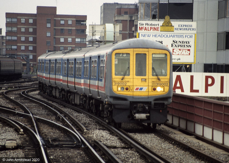 Class 319 at Blackfriars