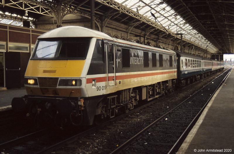 Class 90 at Preston