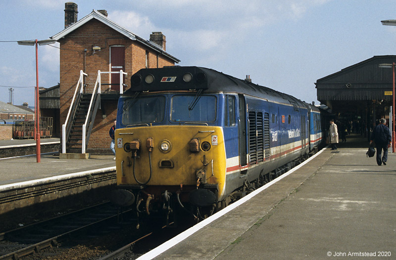 Class 50 at Salisbury