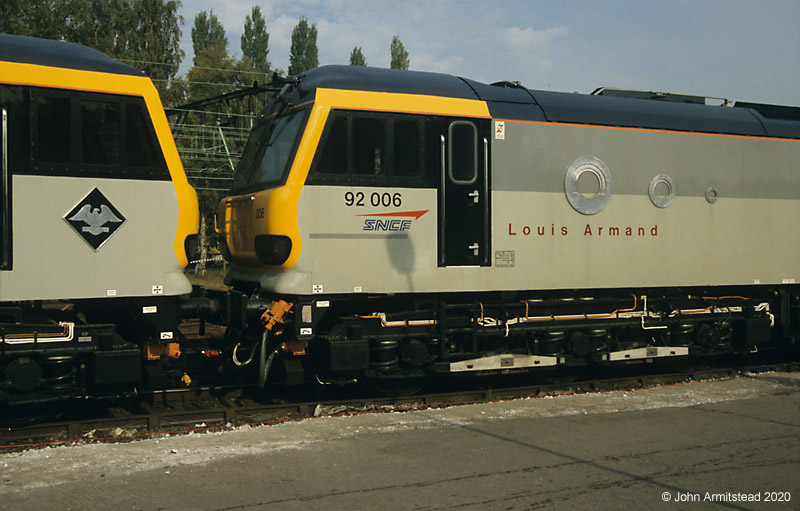 Class 92 at Crewe