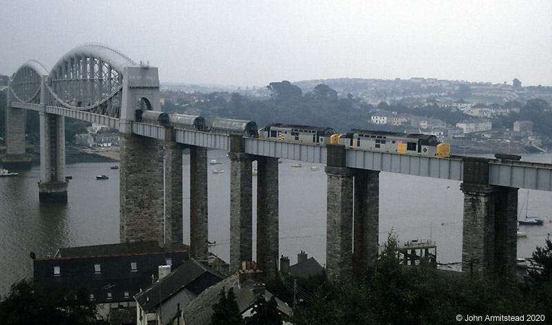 Class 37 at Saltash