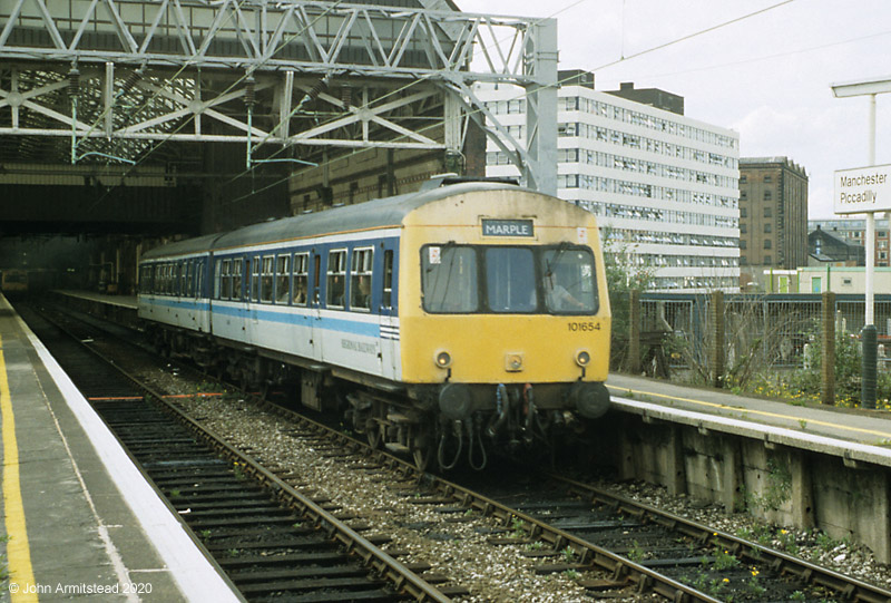 Class 101 at Manchester Piccadilly