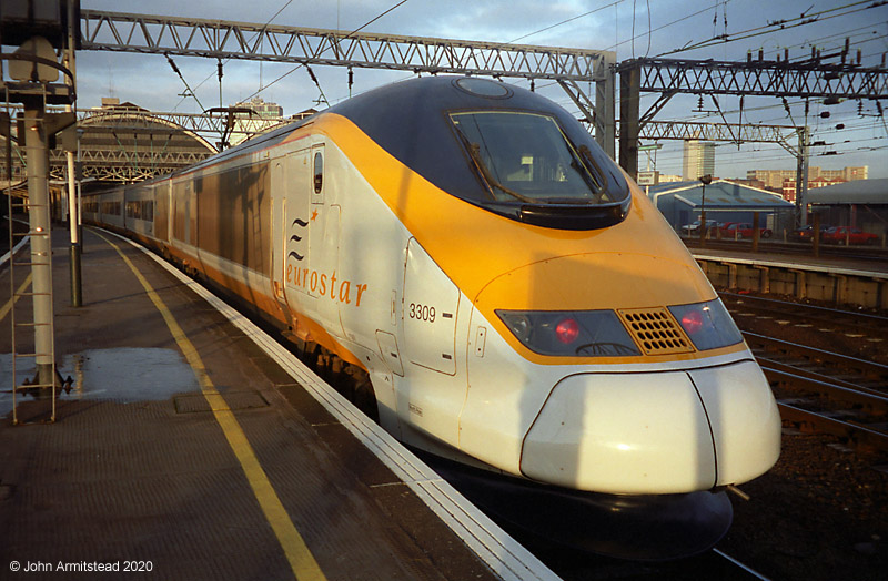 Class 373 Eurostar at Manchester Piccadilly