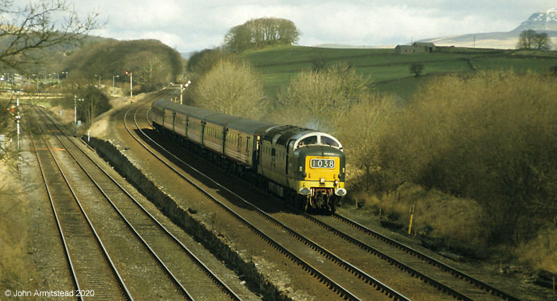 Class 55 Deltic at Settle Junction