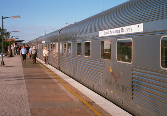 Indian Pacific at Broken Hill