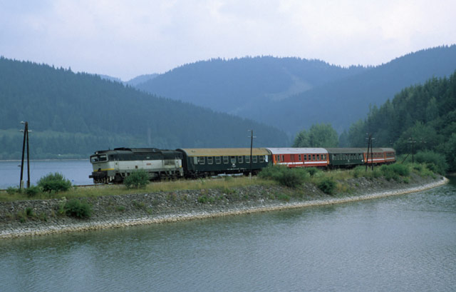 Slovakian train near Dedinky