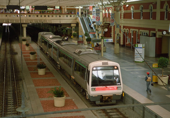 Train at Perth