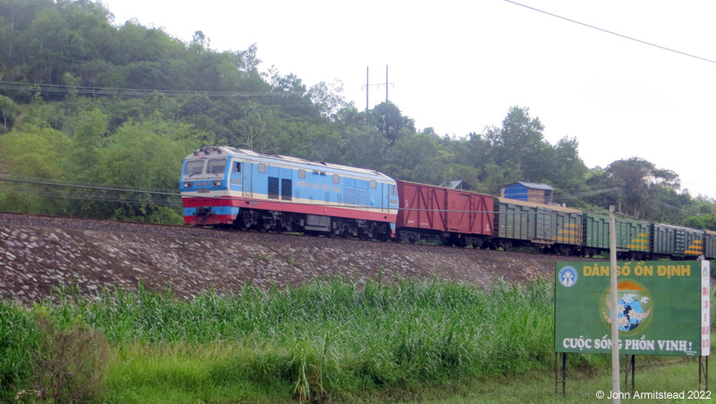 Vietnamese freight train