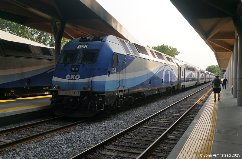 exo train at Montreal