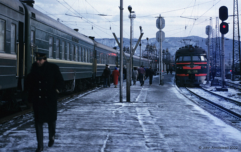 Trains at Krasnoyarsk