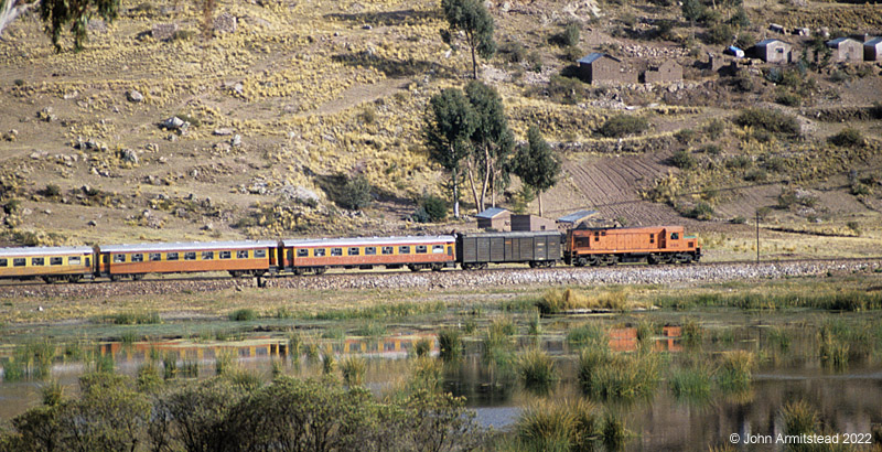 Train near Puno