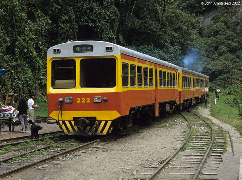 Train at Machu Picchu
