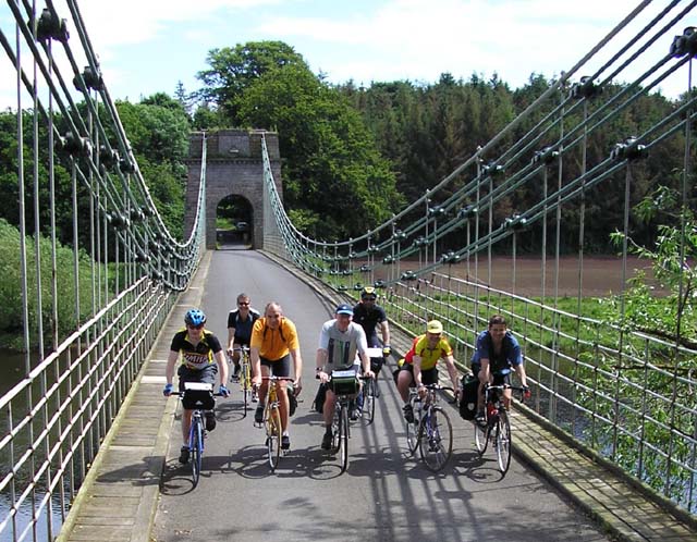 Union Bridge over the River Tweed (and the border)