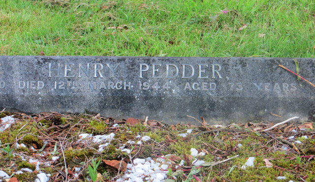Henry Pedder grave