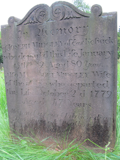 Gravestone, Joseph & Margaret Midgley