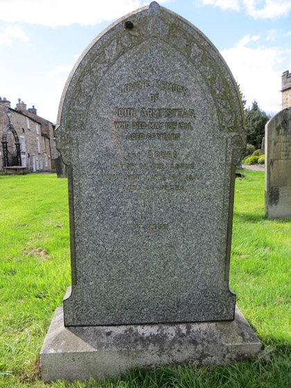 Grave of John & Agnes Armitstead
