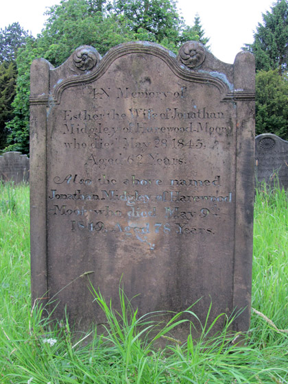 Gravestone, Esther & Joseph Midgley