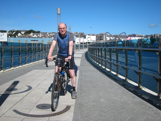 New bridge near Holyhead station