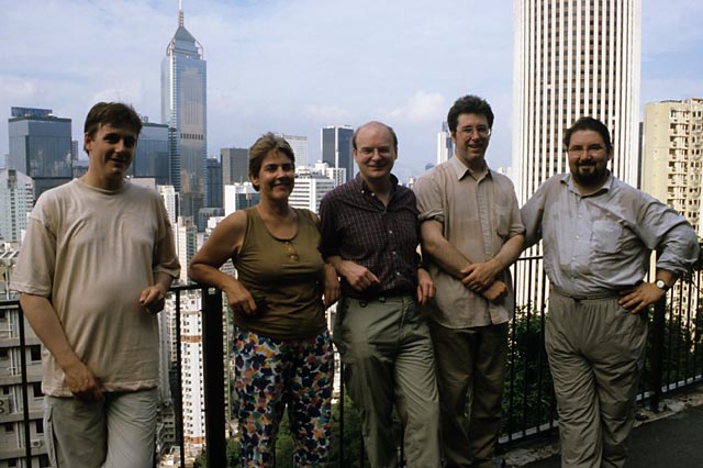 Group photo in Hong Kong