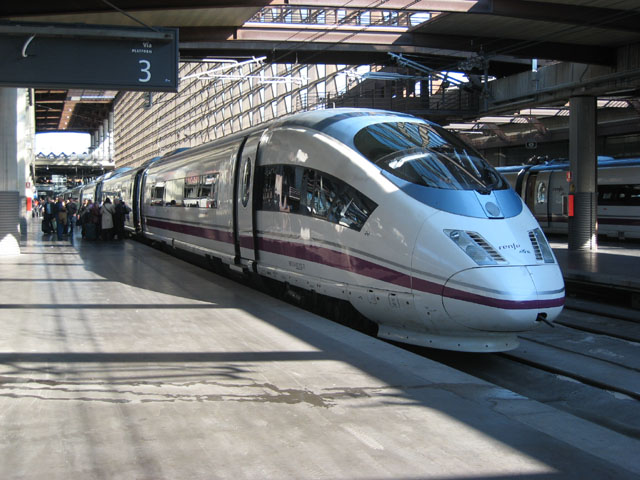 AVE to Barcelona, at Madrid Atocha