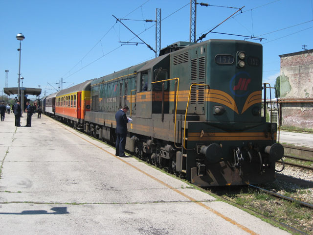 Train to Sofia at Nis