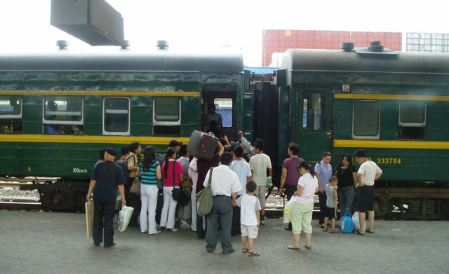 Train at Qinhuangdao