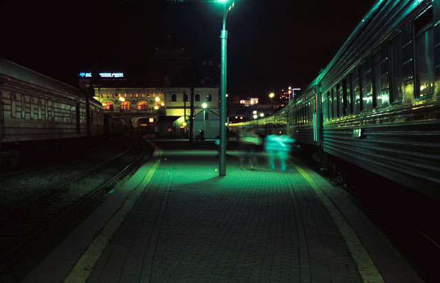 Vladivostok Station: train to Harbin